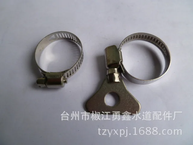 

Stainless steel pipe hoop hose clamp stainless steel buckle water pipe buckle 19-29 hose tube clip