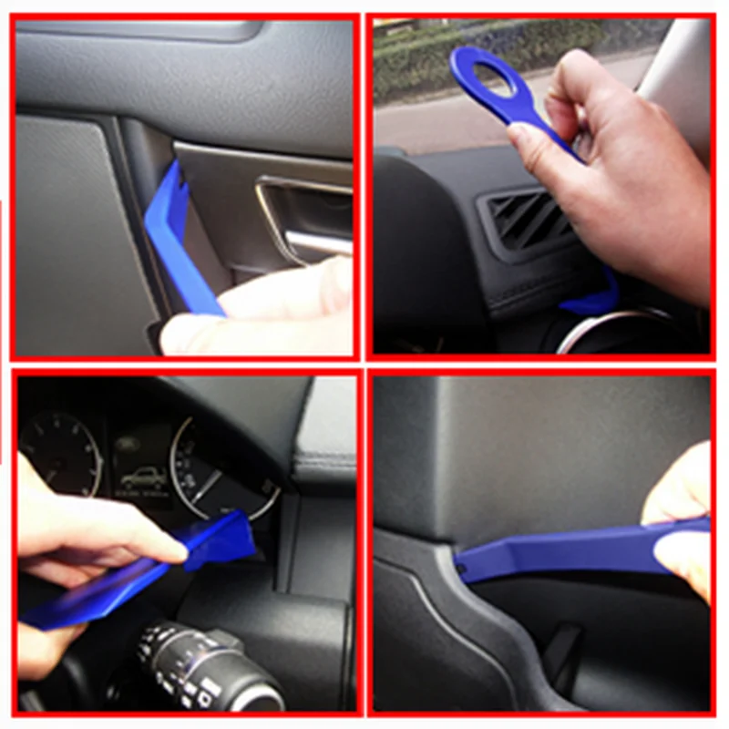 5Pcs Car Interior Plastica Dash Autoradio Porta Clip Pannello di Rivestimento Kit Open di Rimozione Della Leva di Strumenti di