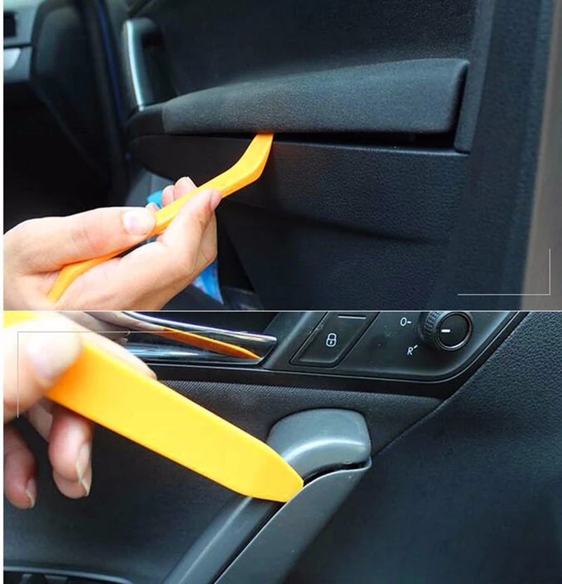 Auto desmontar ferramentas kit de rádio do carro porta clipe de remoção instalador carro-ferramenta de estilo de áudio pry kit de reparação conjunto