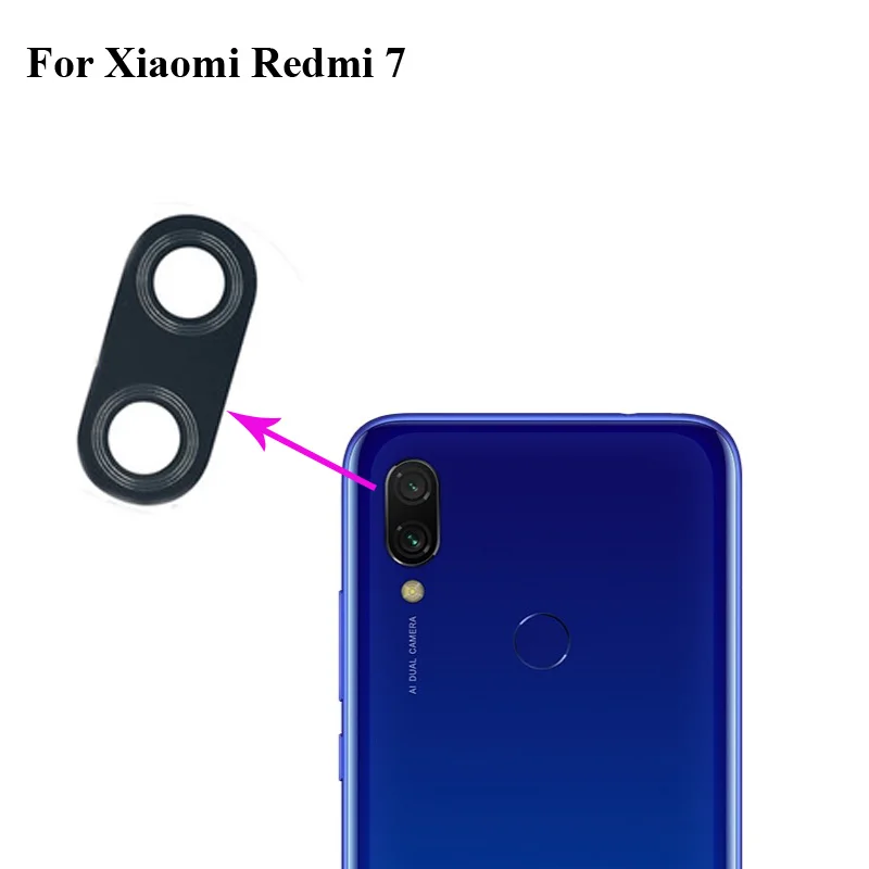

1 шт., стеклянные линзы для задней камеры Xiaomi Redmi 7