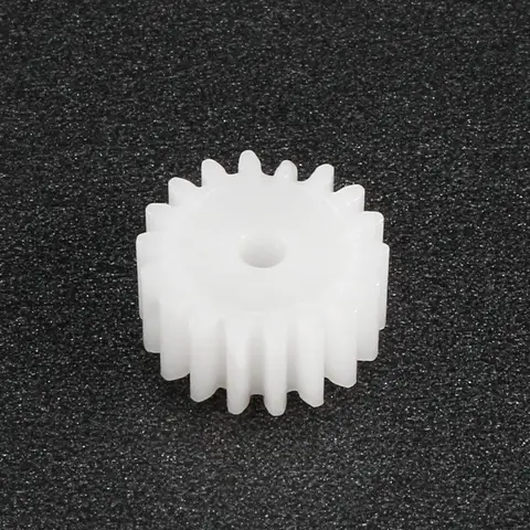 30 Uds 082/092/102/142/162/182A engranaje de plástico 0,5 módulo 8/9/10/14/16/18 dientes DIY accesorio de juguete hecho a mano engranaje de transmisión de Motor