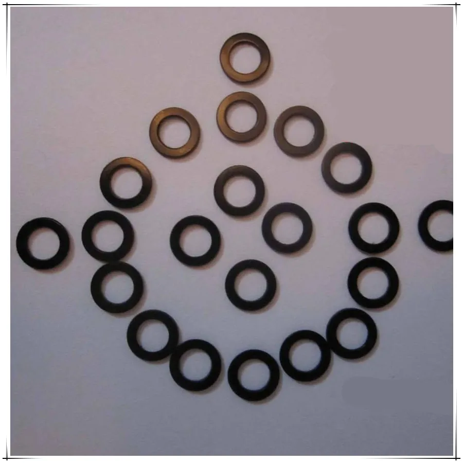 

1mm(ID)x2mm(OD)x0.3mm(Thickness)High Precision Customized Black Color Polyslider Graphite Nylon Flat Washer 1000pcs/lot