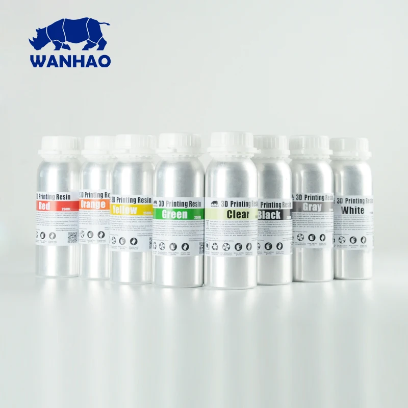 WANHAO 3D high quality 1000/500/250ml uv resin for 3d printing