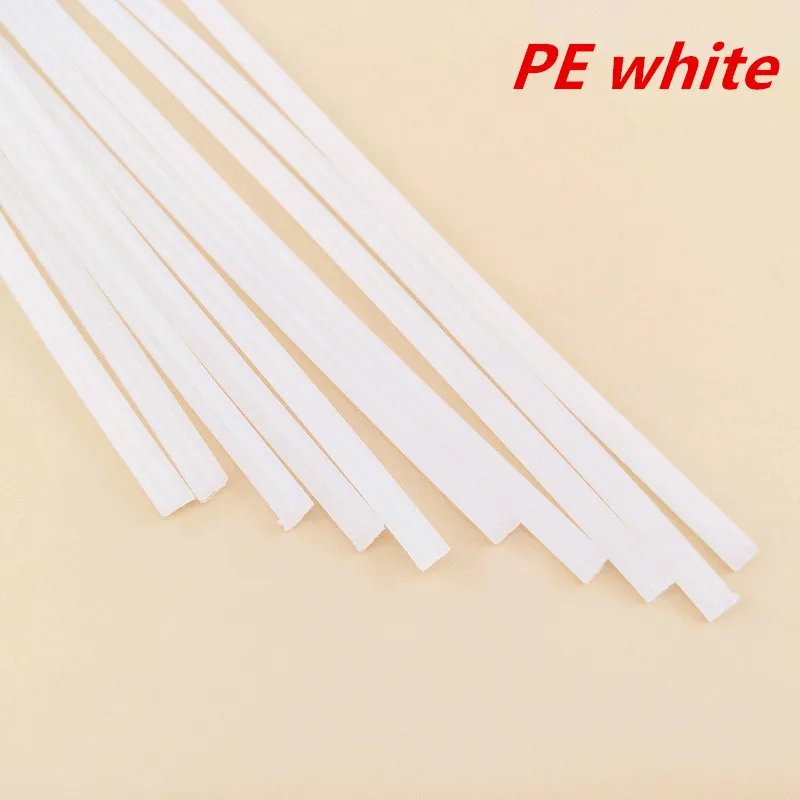 12pçs vara de solda de plástico pp/abs/pe, haste de soldagem de piso de plástico, amortecedor para automóvel, branco e cinza 5mm