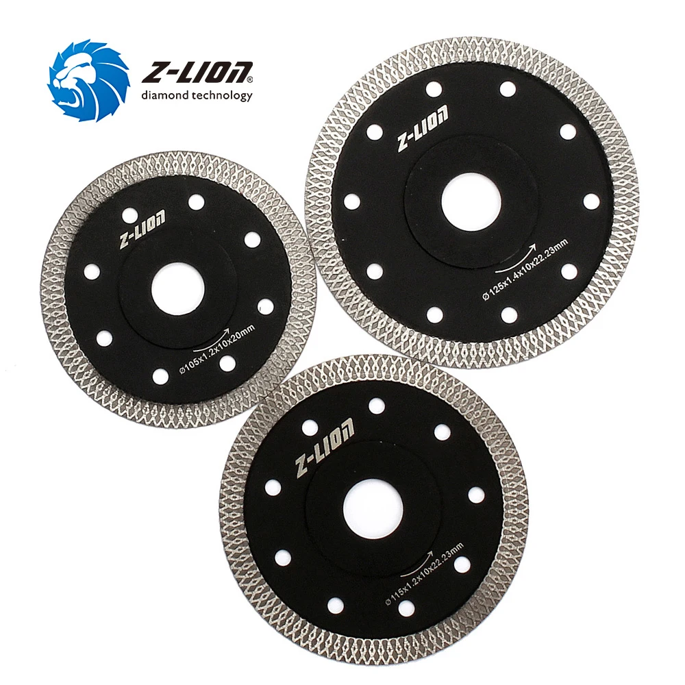 Z-LION 105/115/125MM Diamond Saw Blade For Tile Ceramic Granite Marble Wave Style Diamond Cutting Disc Aggressive Circular Saw