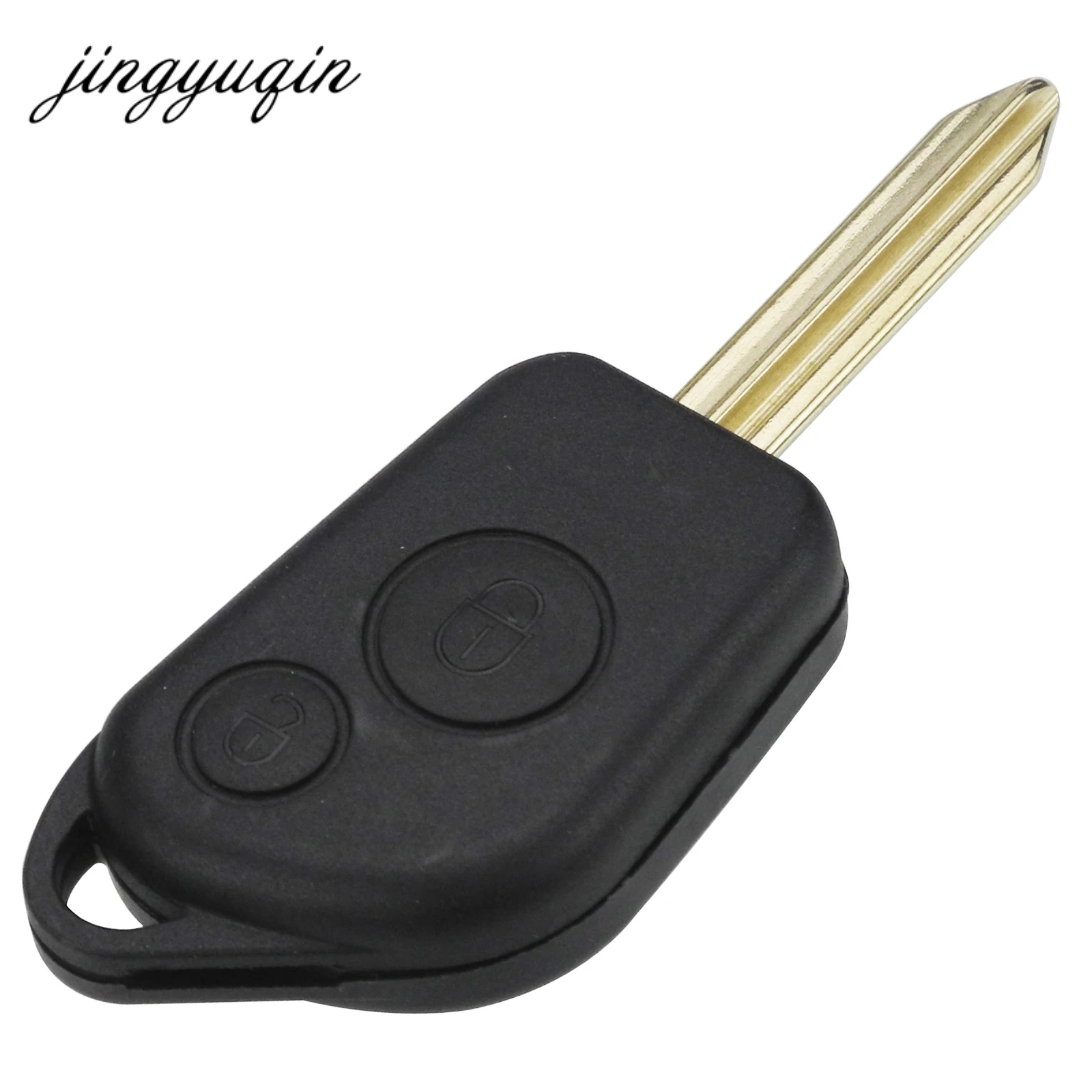 jingyuqin Remote Entry Key Fob Shell Case For Citroen Elysee Saxo Xsara Picasso Berlingo C2 C3 for Peugeot 106 206 306 205 405