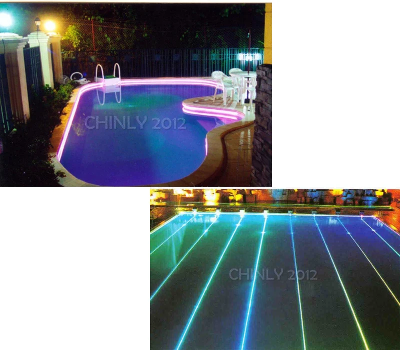 Imagem -06 - Cabo Fibra Ótica com Brilho Lateral Pmma 50 Metros 14.0 mm Decoração de Contorno de Piscina de Led