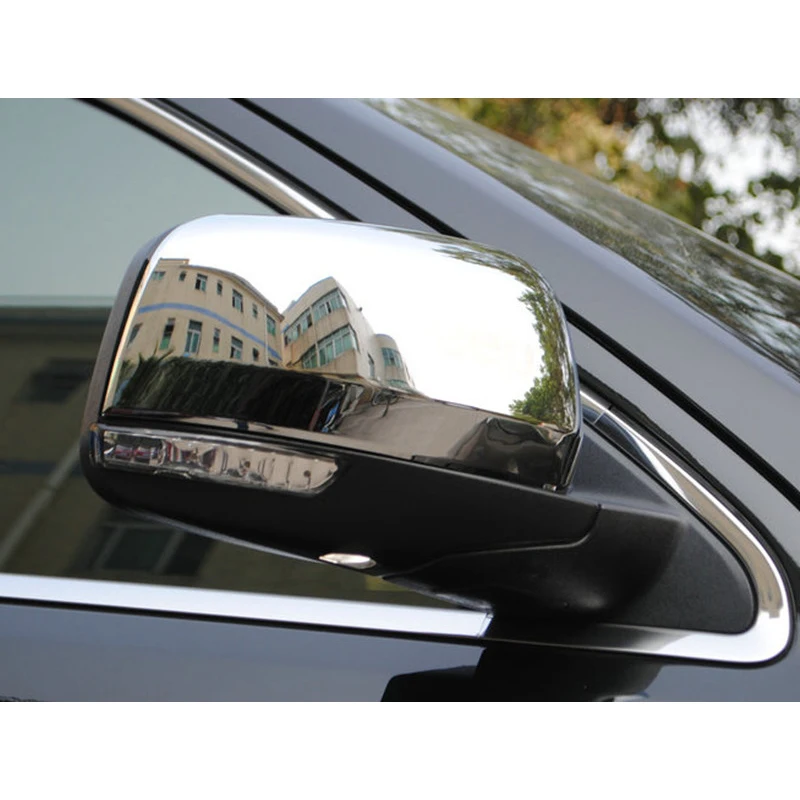 Sansour Car Rearview Mirror Covers for Jeep Grand Cherokee 2011+ Car Rear View Mirror Cover for Jeep Grand Cherokee Accessories