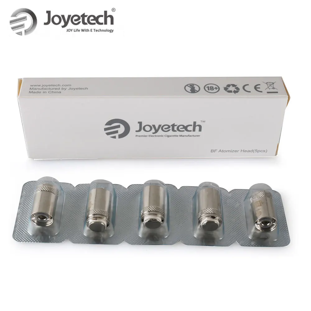 Oryginalna głowica Joyetech BF SS316 0,5ohm/0,6ohm/1,0ohm cewka zapasowa 5 sztuk/partia dla CUBIS/eGO AIO Kit/Cuboid Mini e-cig cewka
