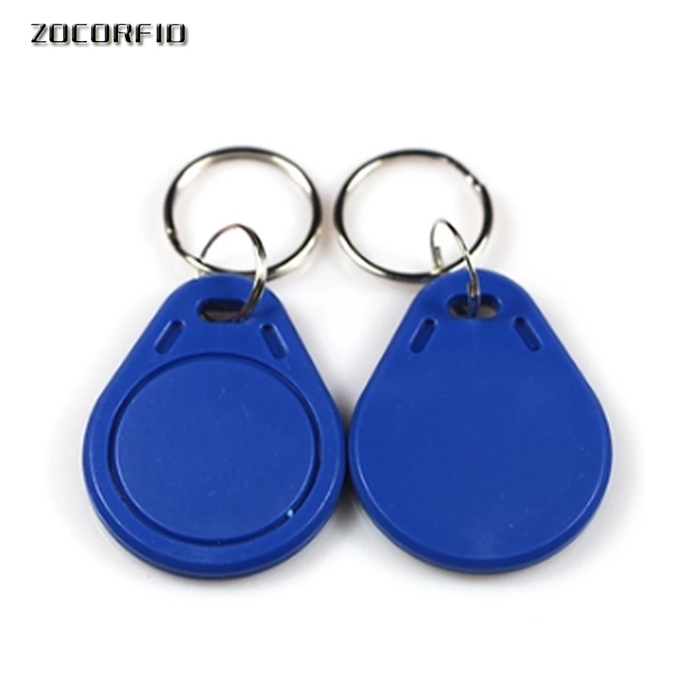 Bộ 100 3 #13.56MHz RFID IC Khóa Thẻ Keyfobs Đột Quyết Thẻ TAG NFC Móc Khóa Cho Tương Thích Với S 50