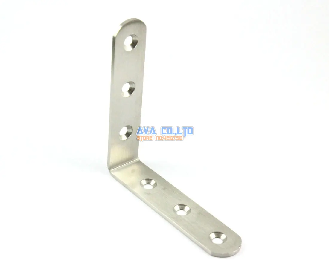 

4 Pieces 90*90mm Stainless Steel Right Angle Corner Brace Bracket