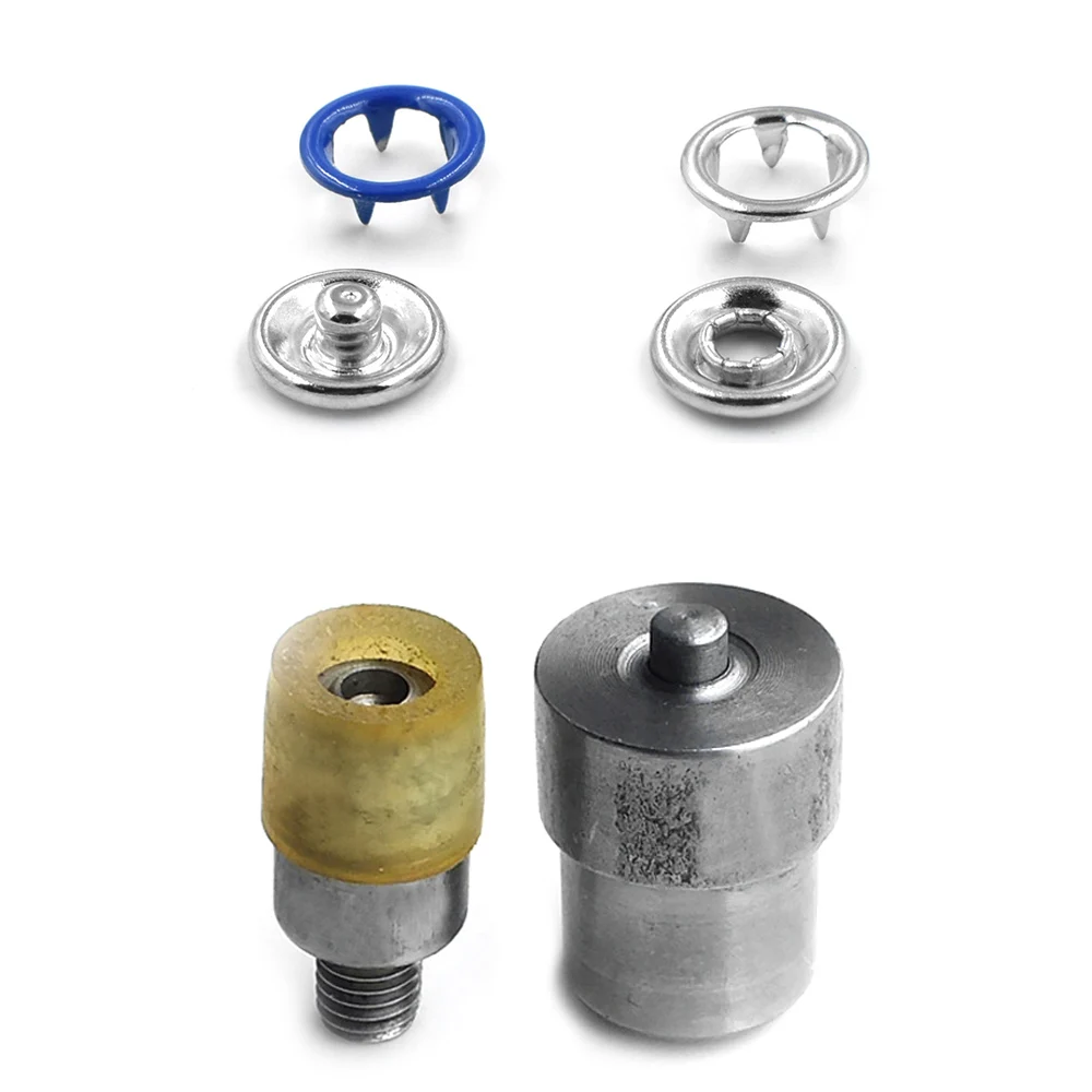 7.5/9.5/11/15 mm Metal Snap Molds Painting Prong Snap Fastener Installation Children\'s Clothing Buckles Tools