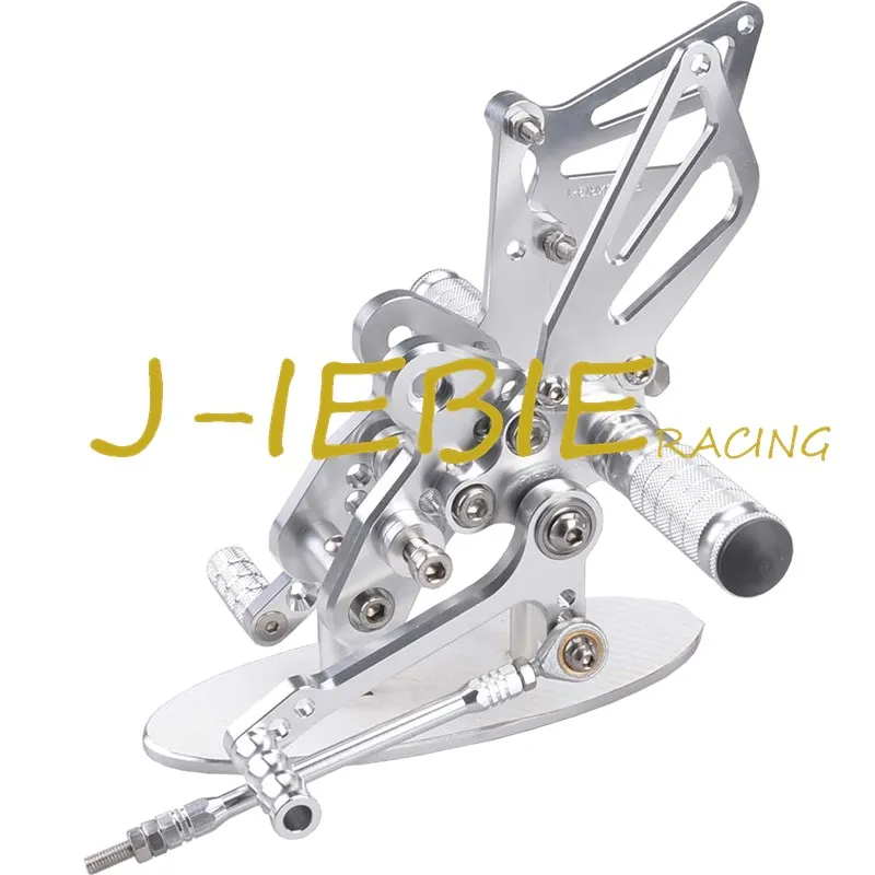 

CNC Racing Rearset Adjustable Rear Sets Foot pegs Fit For Suzuki GSXR1300 Hayabusa 1999-2016 SILVER