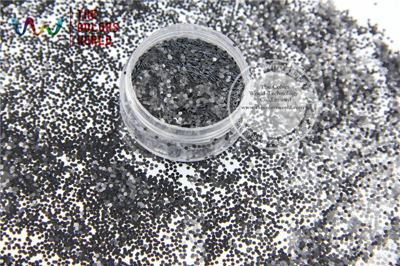 

TCH312 1.0 MM 040 Size Solvent Resistant Mate Colors Hexagon shape glitter for nail polish,nail art or other DIY decoration