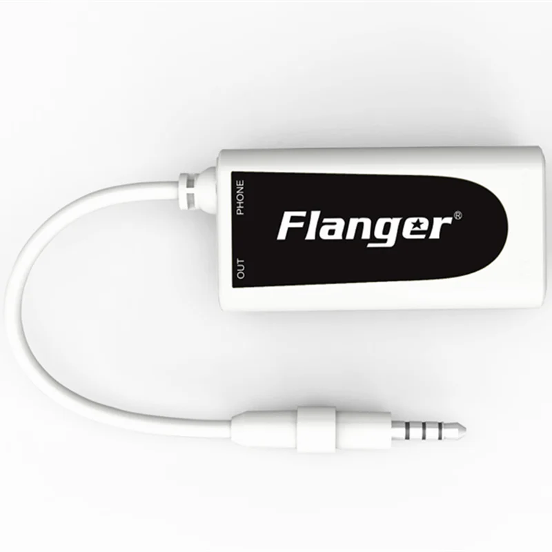 Flanger FC-21 Guitar/Bass to Smartphone converter connect to APP guitar effect pedal great deal of soft stompbox IOS and Android