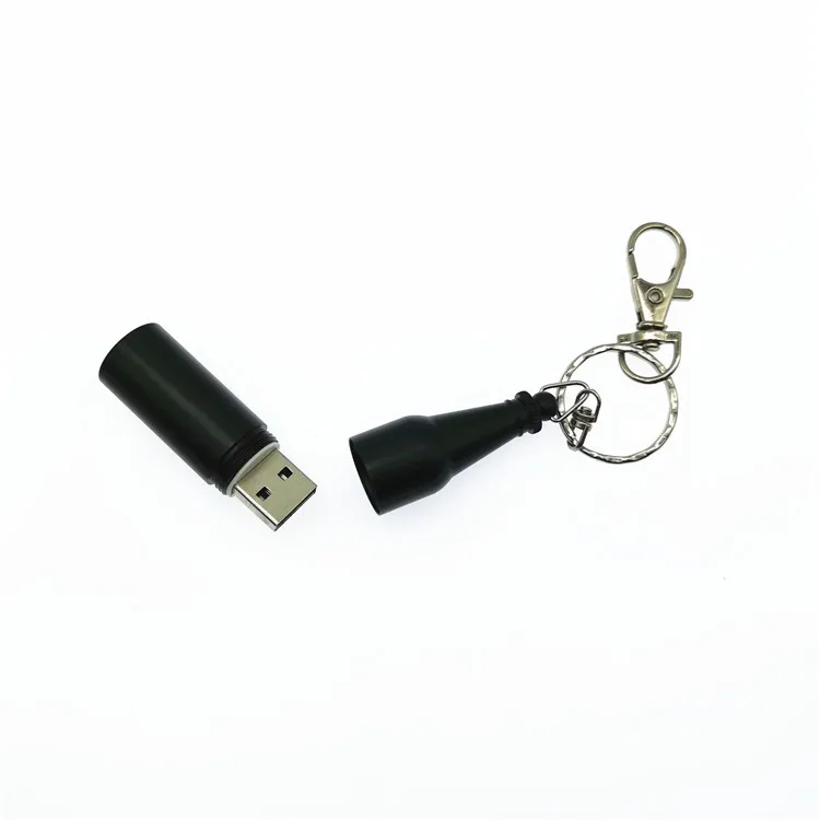 Металлический USB флеш-накопитель в форме бутылки в форме медведя, флеш-накопитель 4 ГБ/8 ГБ/16 ГБ/32 ГБ/64 ГБ, флеш-накопитель, U-диск, карта памяти + брелок