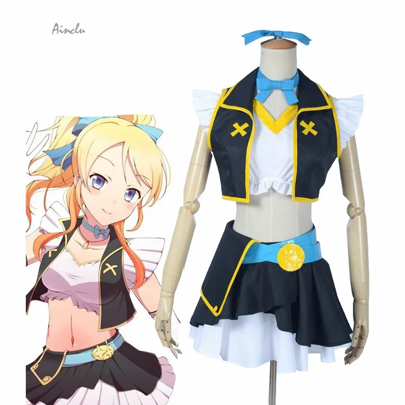 

Ainclu Love Live School Idol Project Eli Ayase No Brand Girl MV Cosplay Theatrical Brand Costumes For Halloween Christmas