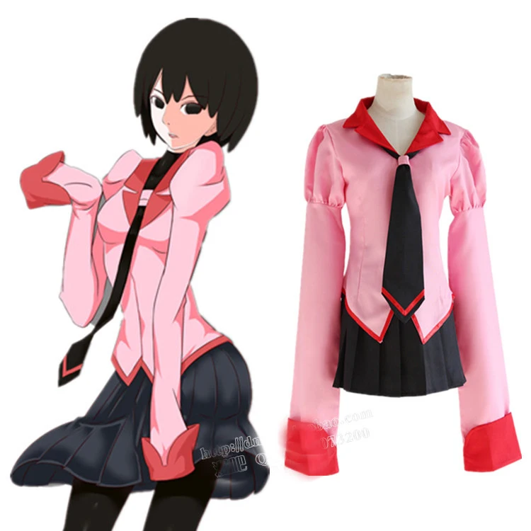 Monogatari Series Second Season Ougi Oshino Cosplay Costume Halloween costume for women 11