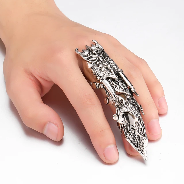 Ring with dragon design clearance
