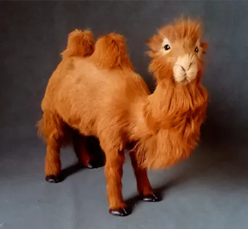 

Simulation Bactrian Camel polyethylene&furs Bactrian Camel model funny gift about 45cmx30cm