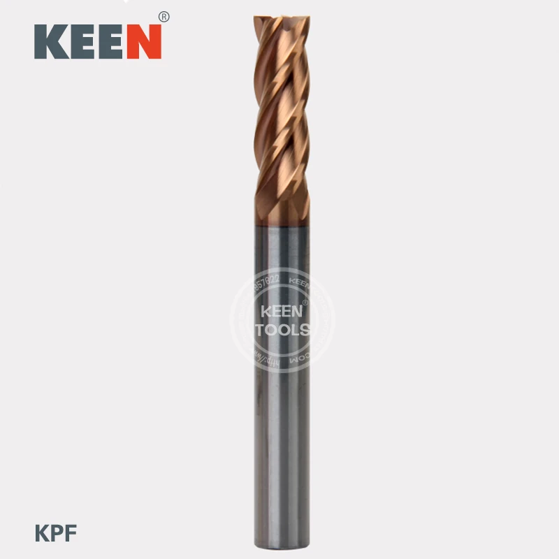 

4 Flute Tungsten Carbide Tools, Metal CNC Cutting Bits, Milling Cutter Set for Stainless Steel