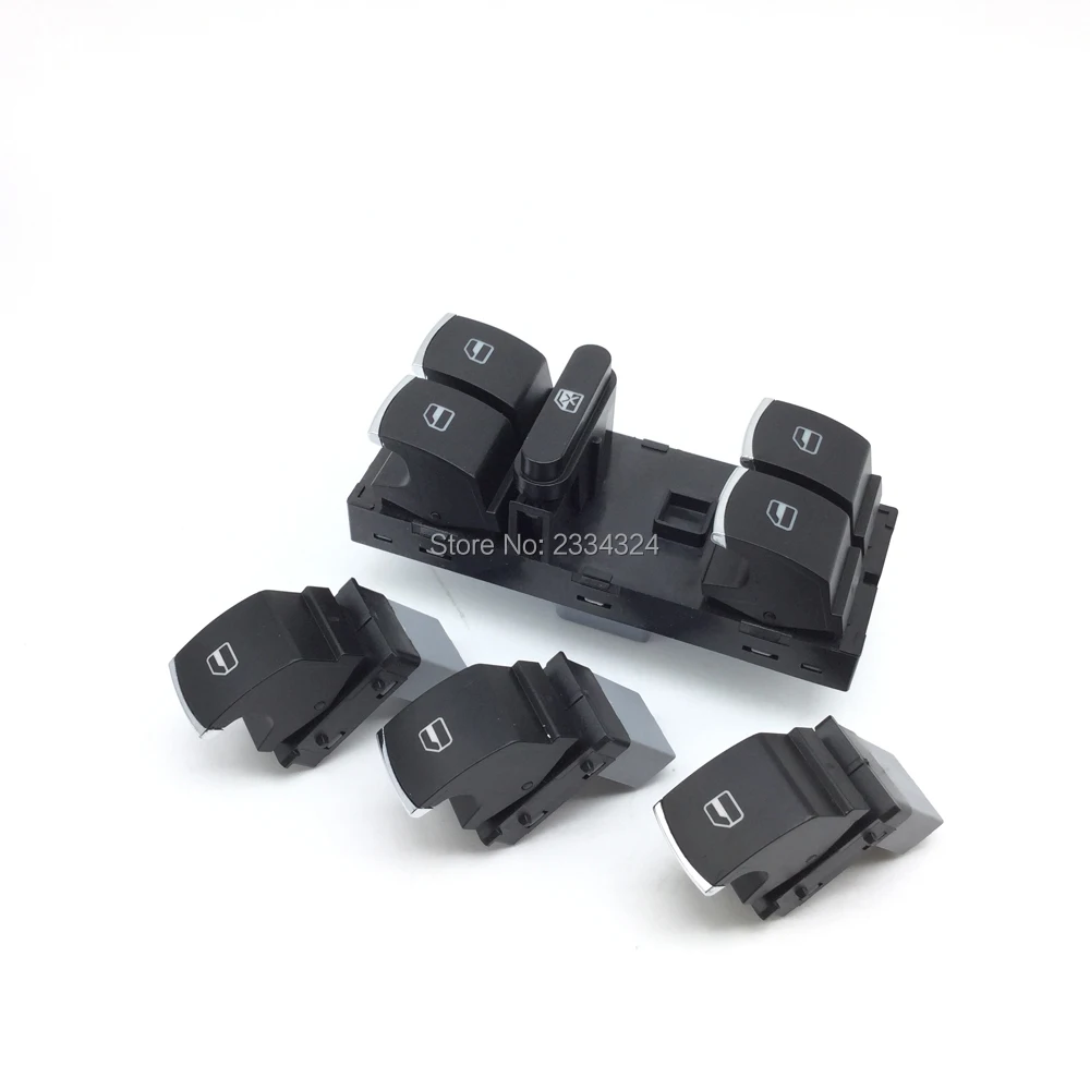 5ND959857 5K4959857 5K0959855 5ND959855 Window Controller Switch For VW Touran Tiguan Passat B6 B7 CC Golf Mk5 MK6 Jetta