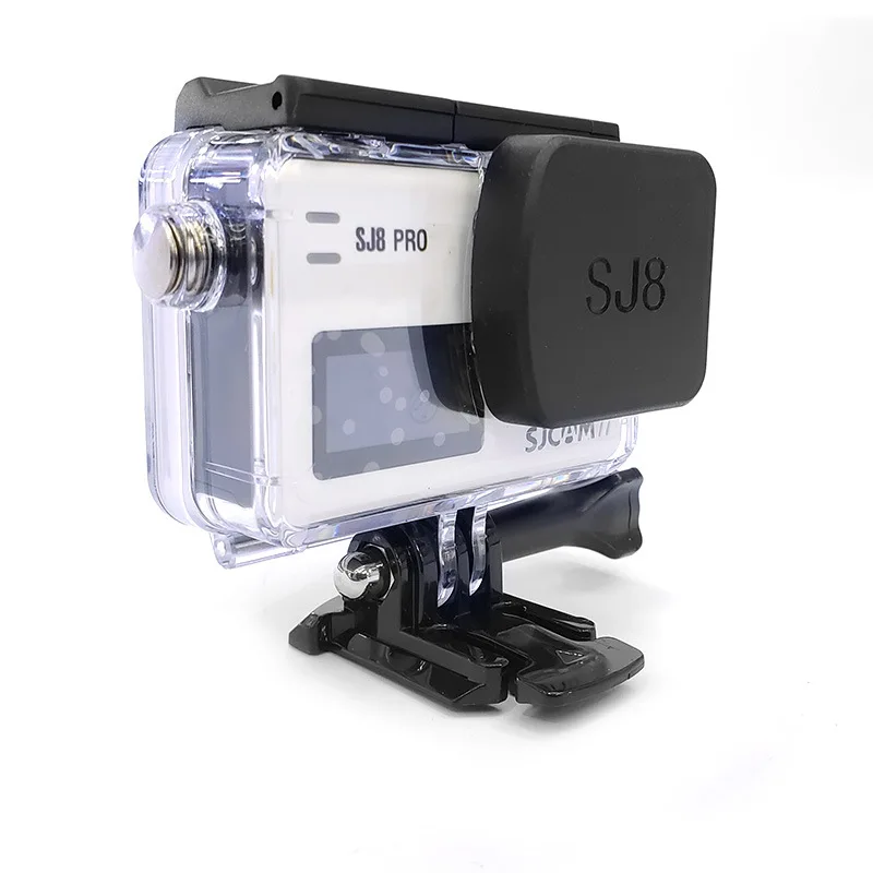 방수 케이스 렌즈 커버 하우징 프로텍터 캡 렌즈 후드 세트 SJCAM SJ8Pro SJ8plus SJ8Air 액션 카메라 액세서리