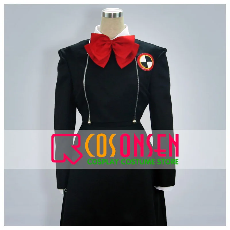 

Костюм школьницы для косплея ONSEN Persona 3 геккоукан, униформа для девочек старшей школы, черный костюм для косплея, все размеры, на заказ