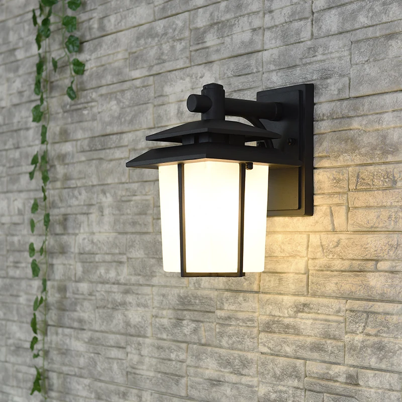 Outdoor Waterproof Courtyard Wall Lights New Chinese Simple Outdoor Wall Balcony Balcony Die Cast Aluminum Villa Door Lamps