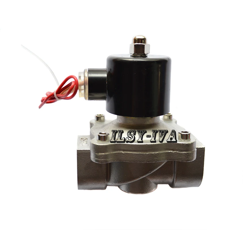 

AC110V,AC220V,AC380V Stainless steel solenoid valve,DN25 Normally closed electric solenoid valve