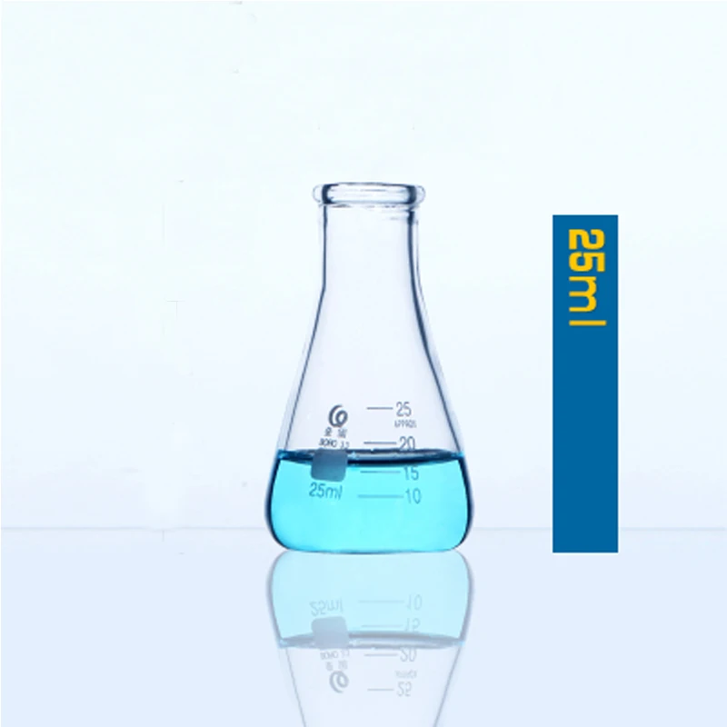 3 pieces/set Conical Glass Flask High Borosilicate Glass Erlenmeyer flask triangular Bottle Lab or Kitchen tools