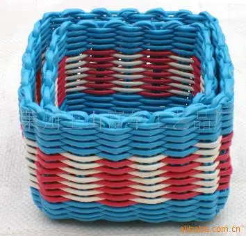 

Sale ] [ 5 yuan sold over a million premium discount factory outlets PP pipe storage baskets hand-woven environmental protection