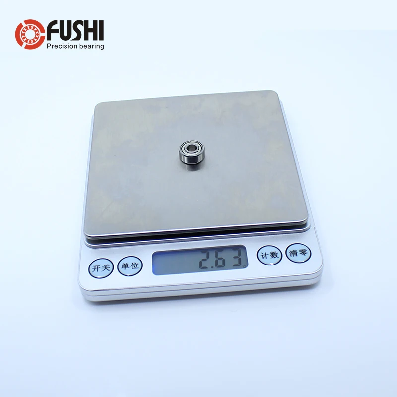 Rolamentos de esferas miniatura R3 ZZ, rolamento R3ZZ, ABEC-1, 3, 16 "x 1, 2" x 0,196 ", R3Z para modelos RC, 10pcs