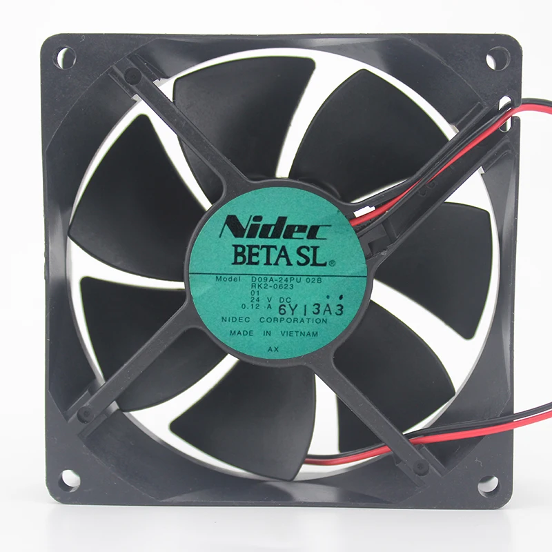 D09A-24PU 02B 24V 0.12A 9CM 90250 2-wire Inverter fan