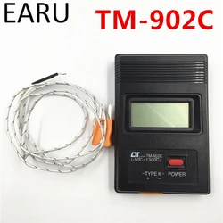 TM-902C Digital LCD Thermometer Temperature Detector Industrial Thermostat Sensor Meter K Type Single Input Thermocouple Probe