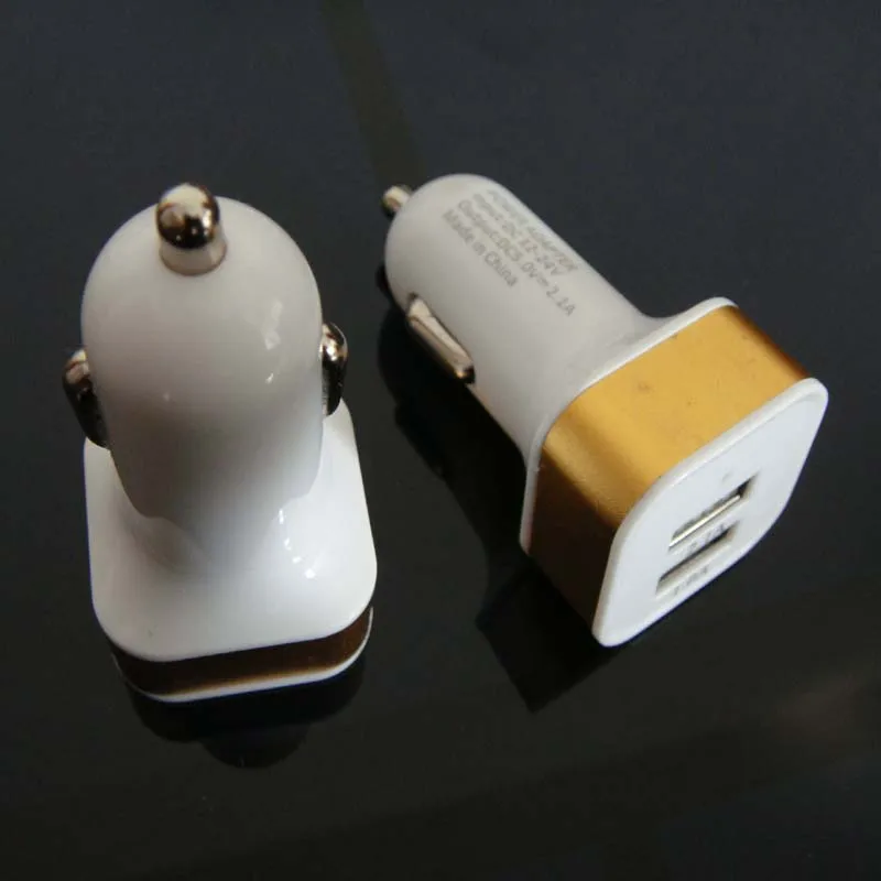 High quality car USB charger,iPod Cell Mobile Phone Auto charger free shipping 50pcs/lot