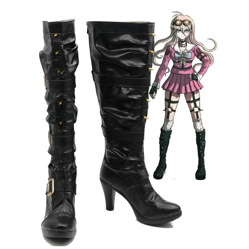 Anime Killing Harmony Iruma Miu królik Cosplay nit buty buty przebranie na karnawał czarny