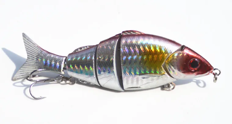 Swimbait Fishing Lure Minnow 5 Segment Sea Float Bait 12cm 21g Hard Joint Bait  Lures 1 Piece Sale