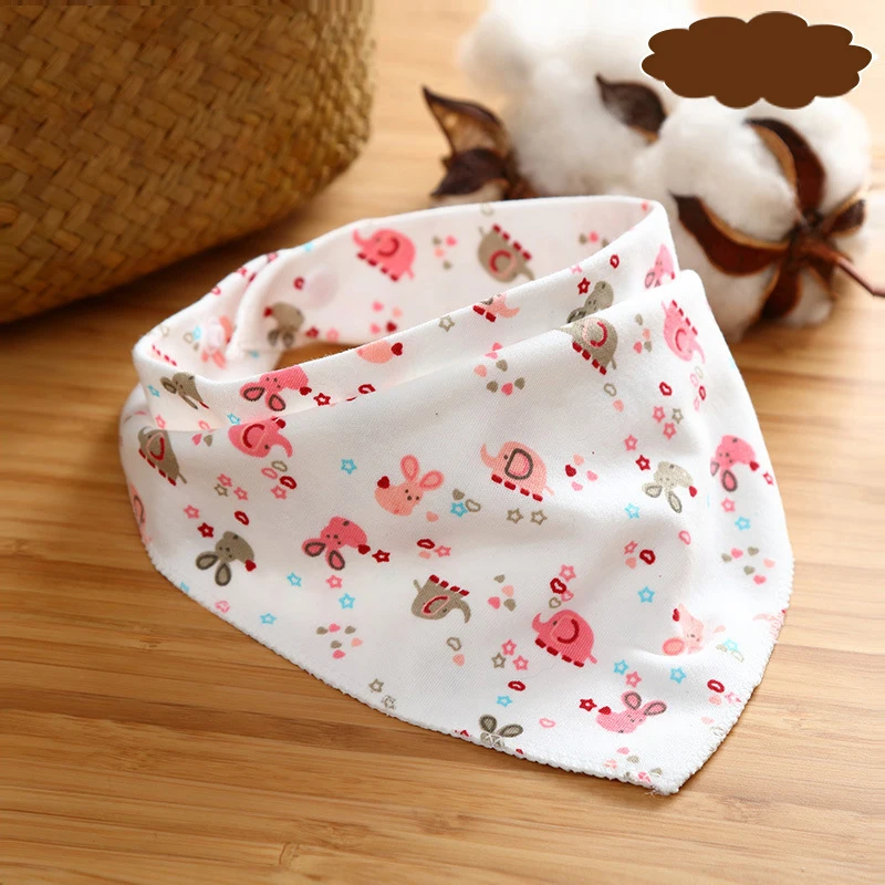 Cartoon Newborn Baby Burp Bandana Bibs Cotton Soft Kids Toddler Triangle Scarf Bib Cool Accessories Infant Saliva Towel DS49