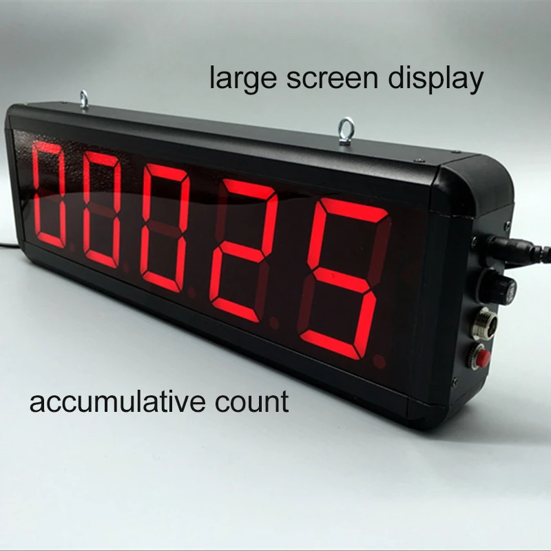 LED Digital Large Screen Electrostatic Induction Counter Infrared Automatic Production Line Pipeline Counting Electronic Counter