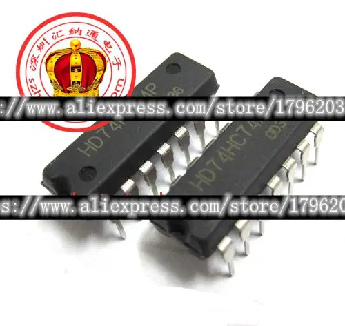 10pcs/lot 74HC74 HD74HC74P SN74HC74AN SN74HC74N DIP-14 In Stock