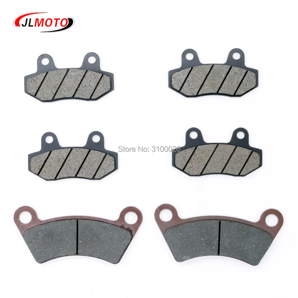 1Zestaw przednich/tylnych klocków hamulcowych ATV pasujących do chińskiego ATV Jinling 250cc JLA-21B JLA-923 EEC Quad Bike Go Kart Buggy UTV Scooter Parts