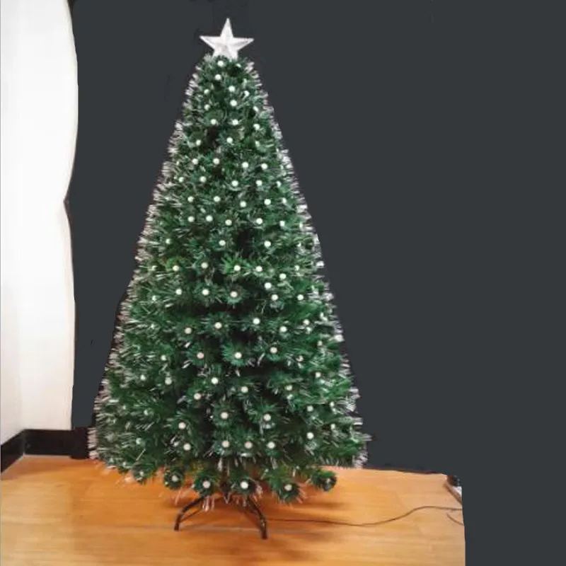 Teellook new 1.2 m /4.0 m fiber optic Christmas tree colorful pine Christmas and New Year layout