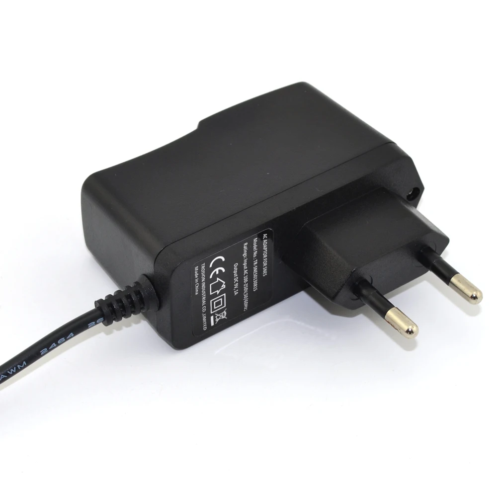 50pcs AC Adapter Power Supply for S-N-E-S adapter European regulations black