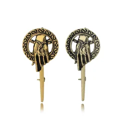 Fooderwerk Jewelry Ice And Fire Song Power Game King Scepter Hand Men Women Brooch Badge Commemorative Clothes Accessories Pins