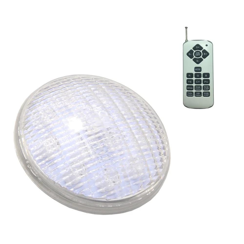 LED Spotlight 12V AC Underwater Lighting RGB PAR56 Piscina Synchronous Outdoor Pool Light 24W 36W 72W Cool White