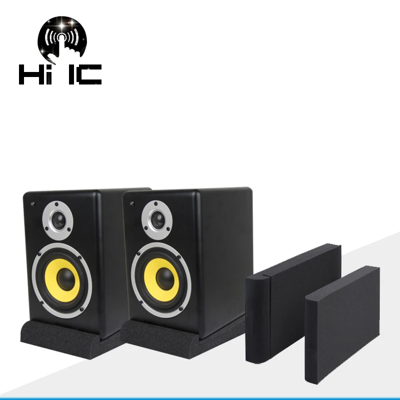 HiFi Audio Monitor Speaker Sponge Acoustic Isolation Foam Isolator Feet Pads Rack Antivibration Soporte Para Subwoofer