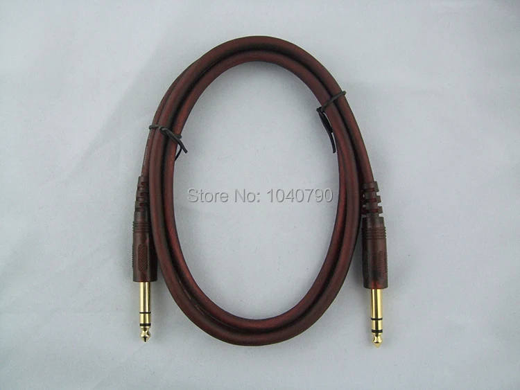 6.3/6.35/6.5 to 6.3 6.35 6.5  Toward the male Dual channel stereo Three core audio line Audio and video signal cable  3M 9.6ft