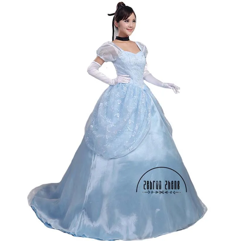 

Cinderella Princess Dress Cosplay Costume Halloween Party Costume For Women CustomMade