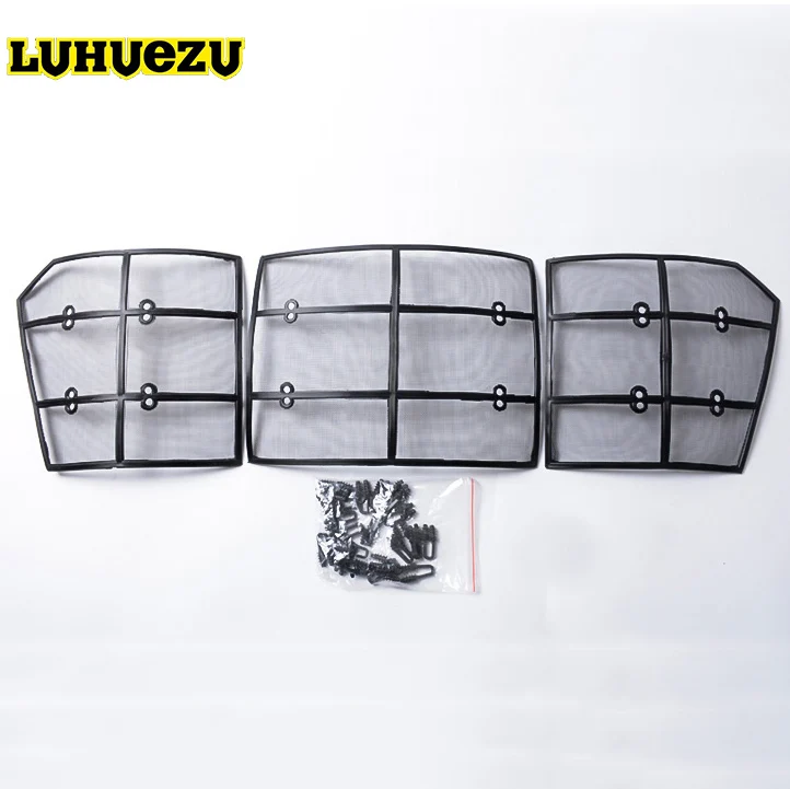 2014 2015 2016 2017 Car Insect Screening Mesh Front Grille Insert Net For Toyota Land Cruiser Prado 150 LC150 Accessories